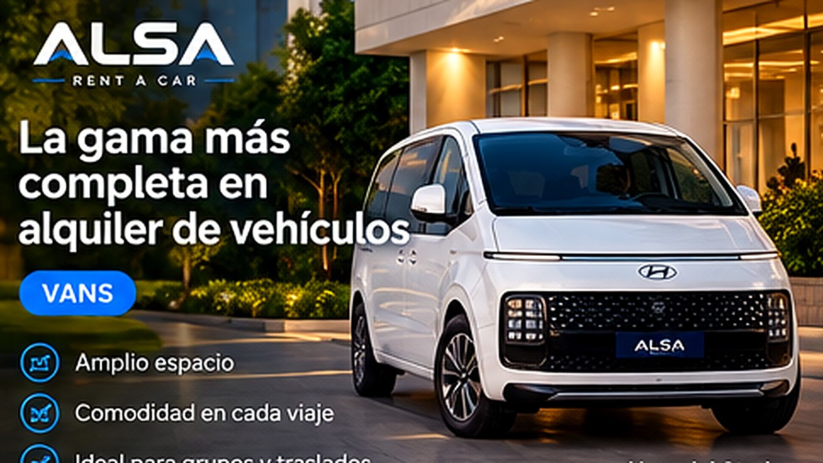 Vans en alquiler en Paraguay: espacio para grupos, familias y traslados