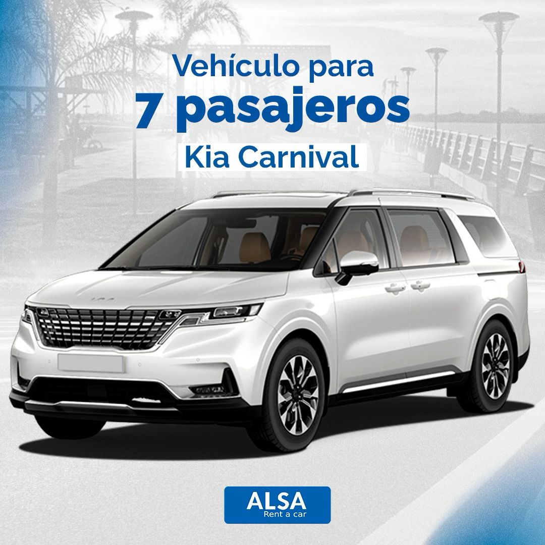 Alquiler de Kia Carnival para 7 pasajeros