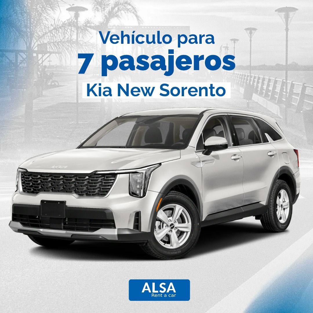 Alquiler de Kia New Sorento para 7 pasajeros en Paraguay